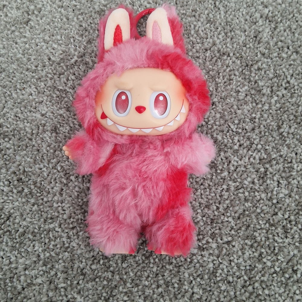 Labubu Love Pink Monster Key Chain